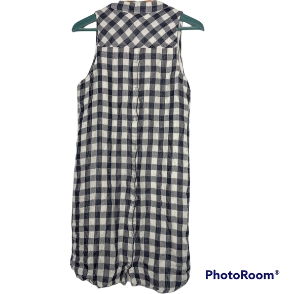 Anthropologie Cloth & Stone Maroney Gingham Dress - Picture 4 of 9